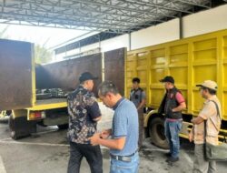 Satu Pajero Dan Dua Truk  Serta 40 Ton Timah Ilegal DiAmankan : Diduga Dikendalikan Jaringan Besar ” Pemilik Barang Masih Misterius” 