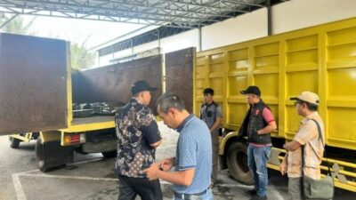 Satu Pajero Dan Dua Truk  Serta 40 Ton Timah Ilegal DiAmankan : Diduga Dikendalikan Jaringan Besar ” Pemilik Barang Masih Misterius” 