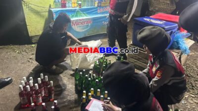 Polda Sumsel Tindak Tegas Penjual Miras Ilegal dalam Operasi Pekat Musi