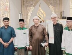 Ratusan Jamaah Padati Masjid Adhari Hamsah Palembang, Hidupkan Malam Nisfu Sya’ban Sambut Ramadan