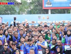 Ribuan Ojol dan Buruh Deklarasi Jaga Kamtibmas Bersama Kapolri