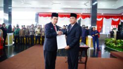 Penyegaran Birokrasi, Bupati Musi Banyuasin Lantik Sekda Baru, Minta Muba Jadi Barometer Pembangunan Sumsel.