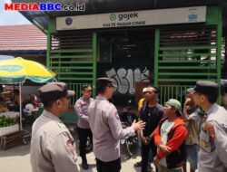 Polda Sumsel Edukasi Keamanan di Pasar Cinde dan Megahria Jelang Lebaran