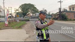 Antisipasi Kepadatan Arus Balik, Satlantas Polres Banyuasin Gelar Live Report dan Patroli Hunting di Jalintim