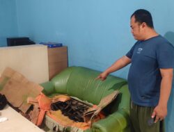 Kantor PWI Babel Diteror,Sejumlah Barang Dirusak OTD Ada Tulisan “Tantangan” Meminta Polisi Segera ungkap Dalangnya