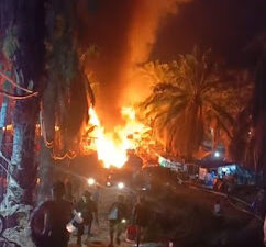 Diduga Sumur Minyak Ilegal Di Keluang Kembali Meledak, Komitmen APH Dipertanyakan