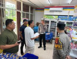 Polres Muba Terjunkan Tim Gabungan Buru Perampok Bersenjata Api Di Mini Market Kelurahan Serasan Jaya