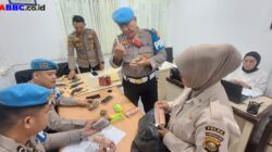 Implementasi Presisi, Polda Sumsel Pastikan Senjata Api Dinas Sesuai Prosedur