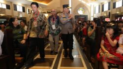 *Sapa Jemaat Gereja St. Yoseph, Kapolda Sumsel Ajak Gotong Royong Jaga Kamtibmas Bumi Sriwijaya*