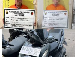 Dua Begal Spesialis Tas di Palembang Berhasil Ditangkap Tim Opsnal Pidum