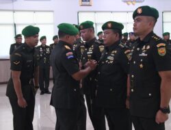 Danrem 044/Gapo : Sertijab Momentum Tingkatkan Kinerja Organisasi