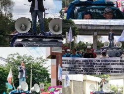Jilid V! SIRA dan PST “Kepung” Kejati Sumsel: Jangan Lindungi Aktor Intelektual Korupsi Irigasi Muara Enim
