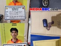 *Beraksi Sadis di Muka Umum, Dua Pelaku Pengeroyokan Diciduk Satreskrim Polrestabes Palembang*