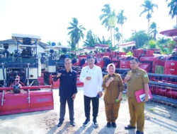 Muba Perkuat Dukungan Program Strategis Nasional, Bupati Toha Tinjau Bantuan Alsintan Kementan RI