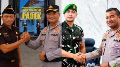Polres Murata Jalin Silaturahmi Dengan Kodim 0406/LLG Dan Kejari Lubuk Linggau Memperkuat Sinergitas Dan Soliditas Antar Pilar