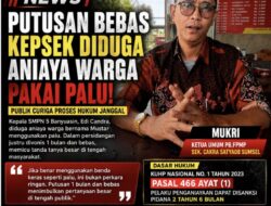 Kepala SMPN 5 Banyuasin Diduga Aniaya LSM Pakai Palu, Putusan Bebas Picu Kecurigaan Jadi Sorotan Publik 