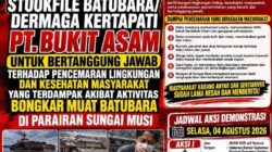 “SIRA dan PST Kepung Kantor Gubernur Sumsel, Desak Hentikan Aktivitas Stockpile Batubara PT Bukit Asam yang Diduga Cemari Lingkungan”