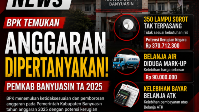 BPK Bongkar Dugaan Anggaran Fiktif & Mark-Up, kegiatan Di SETDA Banyuasin Ugal Ugalan Di Tengah Efisiensi,Jadi Sorotan Publik!
