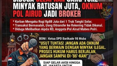 Diduga Oknum Pol Airud Jadi Broker Minyak Ilegal, Uang Rp88 Juta Milik Toke Muba Hilang Tanpa Jejak