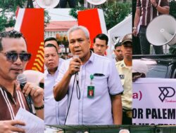 Massa SIRA-PST Kepung PN Palembang, Desak Hakim Bongkar Tuntas Dugaan Korupsi Proyek Irigasi Muara Enim