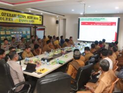 Polres Banyuasin Gelar Rakor Penanggulangan Karhutla, Perkuat Sinergi dan Kesiapsiagaan Lintas Sektor