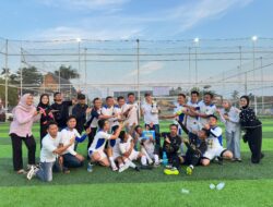 Tampil hingga Final, Lapas Banyuasin Raih Juara II Mini Soccer Kakanwil Cup II