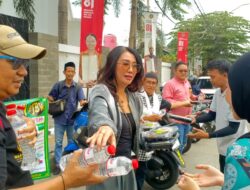 Gandeng Peran Artis Lia Emilia, Jumat Berkah Wartawan Berbagi Berkat Dukungan Kantah BPN Kota Tangerang Selatan Provinsi Banten