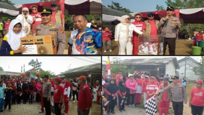 Semarak HUT ke-81 RI, 2.500 Warga Betung Tumpah Ruah Ikuti Senam dan Jalan Santai