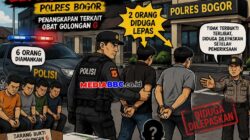 Enam Orang Diamankan dalam Penindakan Obat Keras di Parung Panjang, Dua Orang Kemudian Dilepas