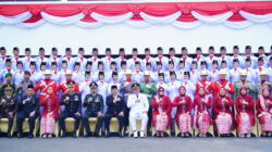 Paskibraka Sukses Tuntaskan Tugas, Merah Putih Berkibar Khidmat di Griya Bumi Serasan Sekate 