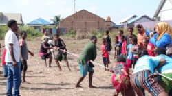 Cipayung Plus Merauke Rayakan HUT RI Bareng Warga Asmat, Tarik Tambang Jadi Simbol Kebersamaan
