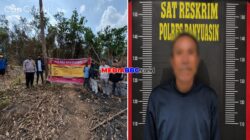 Buka Lahan dengan Cara Dibakar, Api Merambat hingga 6 Hektare, Seorang Pria Diamankan Polres Banyuasin