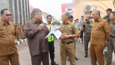 Gabungan LSM, Ormas, dan Aktivis Demo di DPRD Muba, Minta Usut Tuntas Dugaan Pencemaran Lingkungan Oleh PT DSSP Power Sumsel dan PT TDM