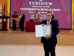 Kusnanto Raih Yudisium Hukum Terbaik 2026 di Universitas Bung Karno