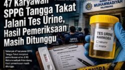47 Karyawan SPPG Tangga Takat Jalani Tes Urine, Hasil Pemeriksaan Masih Ditunggu
