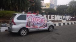 Dampak Kabut Asap Karhutla, GENCAR Bagikan 1.000 Masker Gratis untuk Warga Palembang