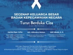 Gugurnya Tiga Pegawai Pemkab Jayawijaya Saat Bertugas, Turut Berduka Cita Mendalam dan Urus Tuntas Hak Kepegawaiannya & Keluarga