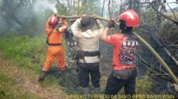 Tim Gabungan Padamkan Karhutla di Dua Lokasi Kecamatan Rambutan, Api Berhasil Dipadamkan