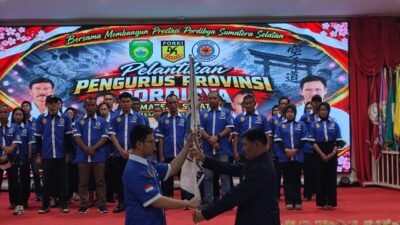 Resmi Dilantik! Pordibya Sumsel Siap Lahirkan Generasi Juara dan Jadi “Rumah Bersama” Para Atlet