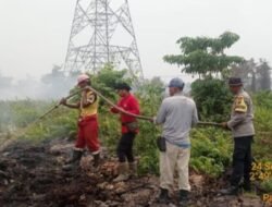 Ground Check Hotspot Temukan Titik Api di Sungai Rengit, Polisi Padamkan Karhutla Seluas 3 Hektare