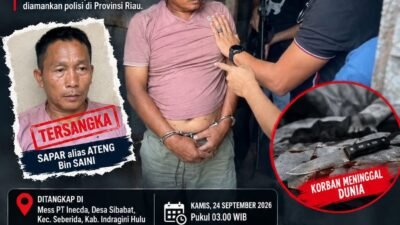 Buron 16 Bulan, Pelaku Penusukan Maut di Muba Ditangkap di Riau