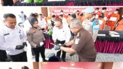 Polda Sumsel Musnahkan Barang Bukti Narkoba Hasil 20 Kasus, 29 Tersangka Diamankan