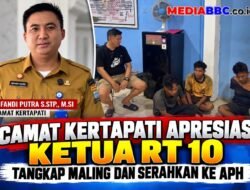 Empat Kali Serahkan Terduga Pencuri ke Polisi, Camat Kertapati Apresiasi Ketegasan Ketua RT 10