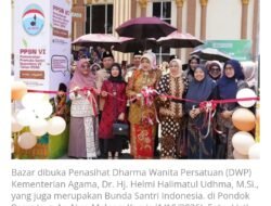 Bunda Santri Indonesia Buka Bazar PPSN VI, Dorong Santri Mandiri Berwirausaha