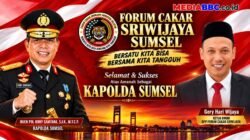 Ketua Umum Forum Cakar Sriwijaya Sampaikan Ucapan Selamat kepada Irjen Pol Rony Samtana sebagai Kapolda Sumsel