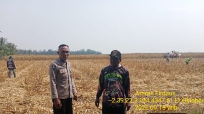 Polsek Tanjung Lago Polres Banyuasin Dorong Kemandirian Pangan Dari Tingkat Desa