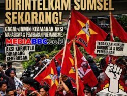 LMND Sumsel Desak Kapolda dan Dirintelkam Dicopot Usai Kericuhan Aksi Mahasiswa di Polda Sumsel