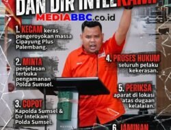Rohman Nasution Desak Kapolda Sumsel dan Dir Intelkam Dicopot, Dugaan Pengeroyokan Massa Cipayung Plus Jadi Sorotan