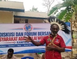 Ketua Adat Kalai Woyu Maklew Ajak Generasi Muda Perkuat Adat dan Jaga Tanah Ulayat di Kampung Wanam