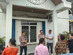 Polres Banyuasin Pererat Silaturahmi dengan Jemaat Gereja HKBP KM 14 melalui Minggu Kasih